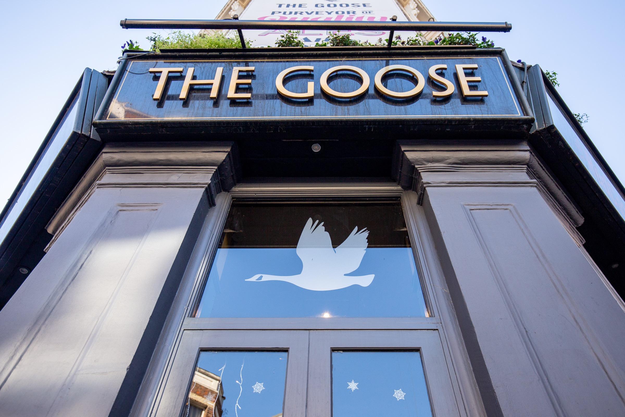 The Goose, Fulham - exterior on North End Road