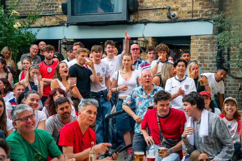 England vs Argentina at The Goose, Fulham