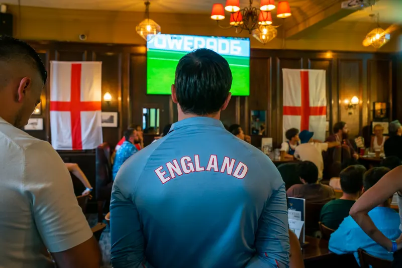 England vs Argentina at The Goose, Fulham