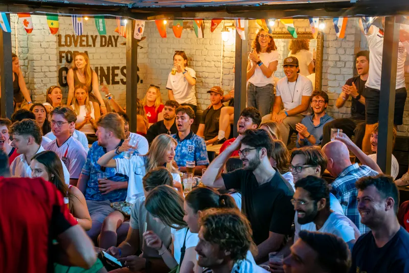 England vs Argentina at The Goose, Fulham