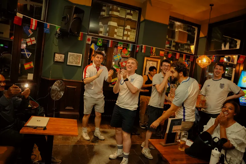 Mexico vs England at The Goose, Fulham