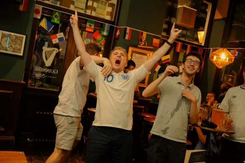 Mexico vs England at The Goose, Fulham