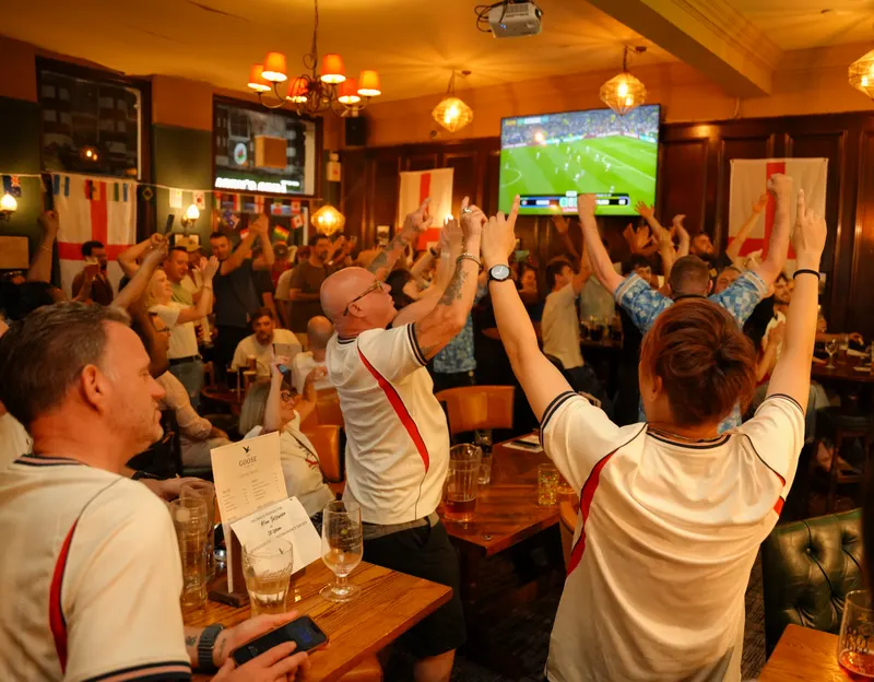 Mexico vs England at The Goose, Fulham