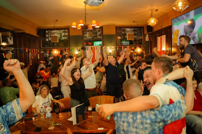 Mexico vs England at The Goose, Fulham